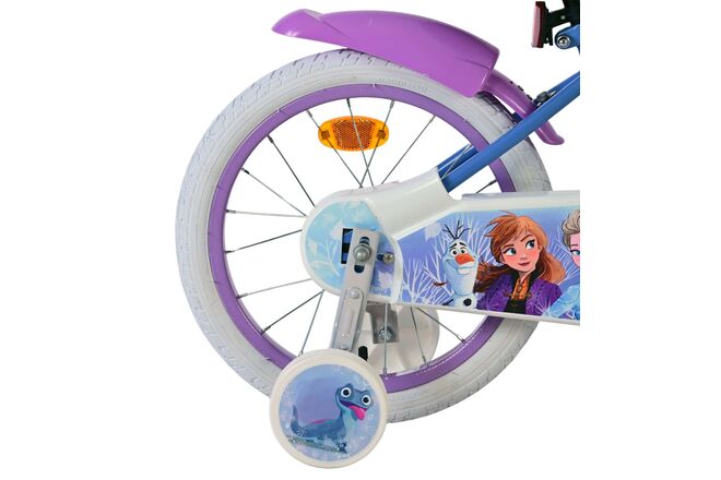 Disney Frozen 2 Kinderfiets - Meisjes - 16 inch - Blauw/Paars