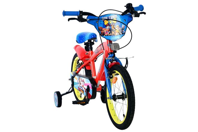 Paw Patrol Kinderfiets - Jongens - 16 inch - Rood - Twee handremmen