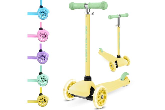 BOLDCUBE Teeny 3 Wheel Scooter - Lemon