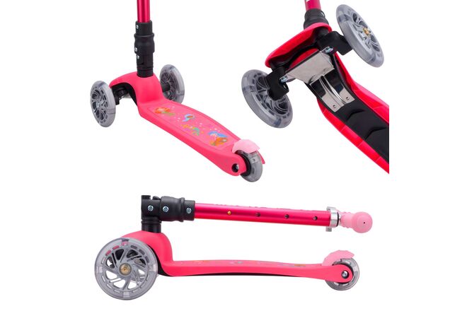 BOLDCUBE Teeny Fold  3 Wheel Scooter - Zeemeermin