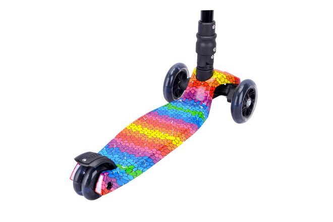 BOLDCUBE Big 3 Wheel Scooter - Crystal Rubix