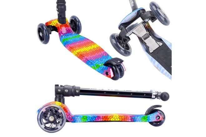 BOLDCUBE Big 3 Wheel Scooter - Crystal Rubix