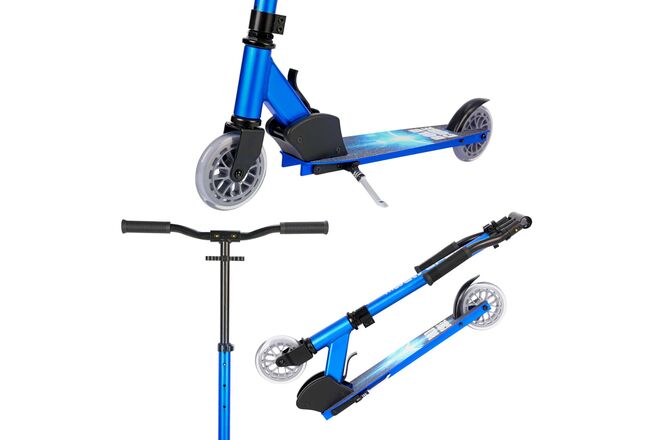 BOLDCUBE Deluxe 2 Wheel Scooter - Sapphire Blauw