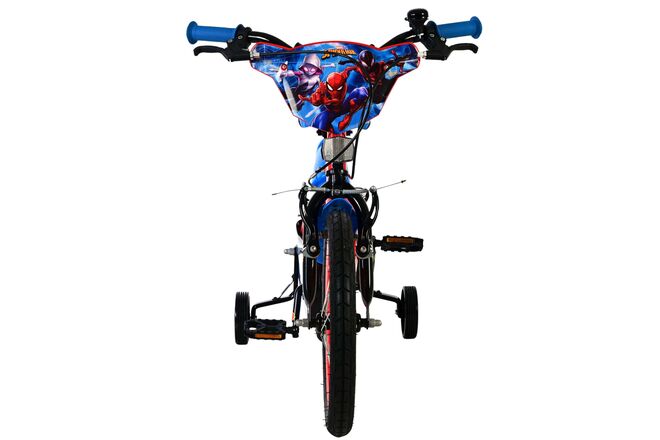 Spider-Man Kinderfiets - Jongens - 16 inch - Blauw/Rood - Twee handremmen