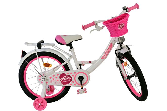 Volare Ashley Kinderfiets - Meisjes - 18 inch - Wit