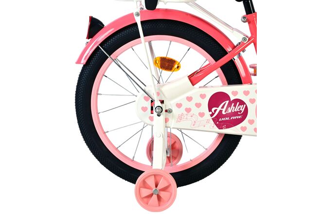 Volare Ashley Kinderfiets - Meisjes - 18 inch - Roze/Rood