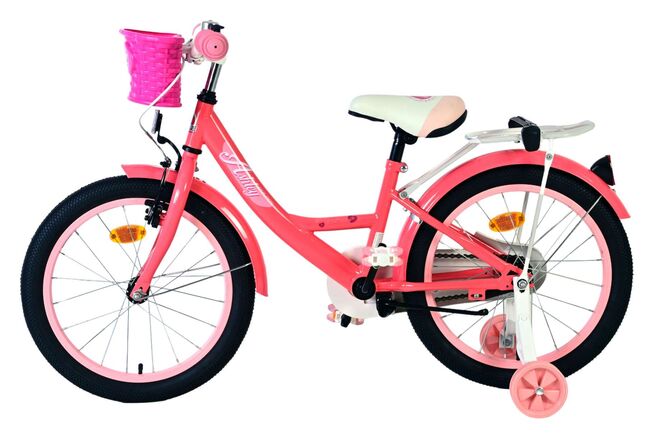 Volare Ashley Kinderfiets - Meisjes - 18 inch - Roze/Rood