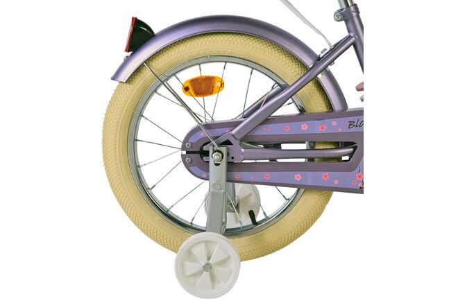 Volare Blossom Kinderfahrrad - Mädchen - 16 Zoll - Lila