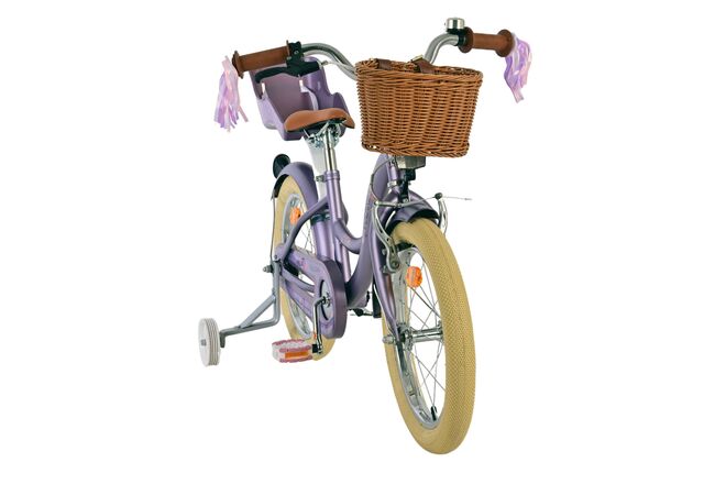 Volare Blossom Kinderfahrrad - Mädchen - 16 Zoll - Lila