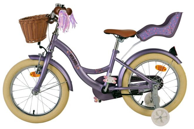 Volare Blossom Kinderfahrrad - Mädchen - 16 Zoll - Lila