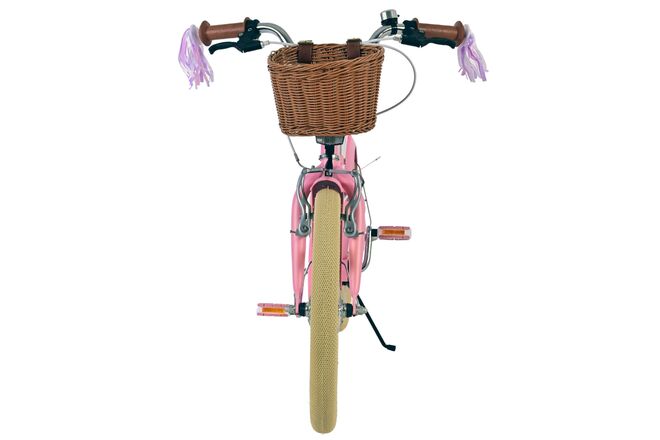 Volare Blossom Kinderfahrrad - Mädchen - 18 Zoll - Rosa - Zwei Handbremsen