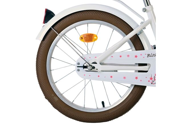 Volare Blossom Kinderfiets - Meisjes - 18 inch - Wit