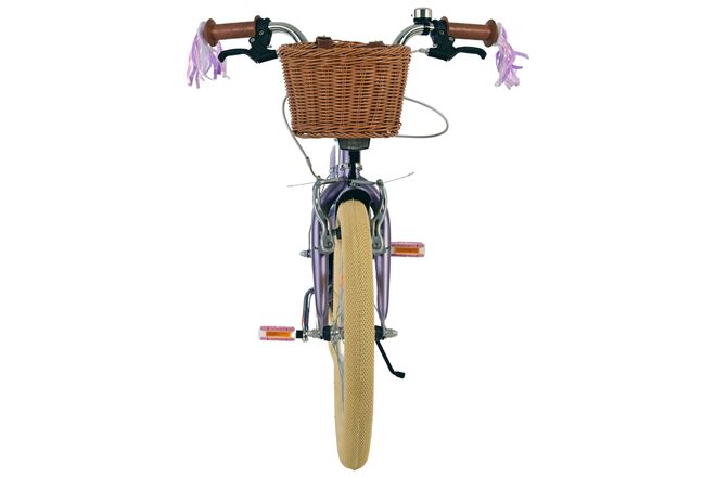 Volare Blossom Kinderfahrrad - Mädchen - 18 Zoll - Lila - Zwei Handbremsen