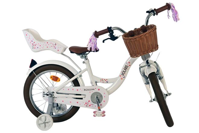 Volare Blossom Kinderfiets - Meisjes - 16 inch - Wit