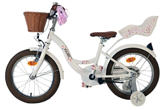 Volare Blossom Kinderfiets - Meisjes - 16 inch - Wit