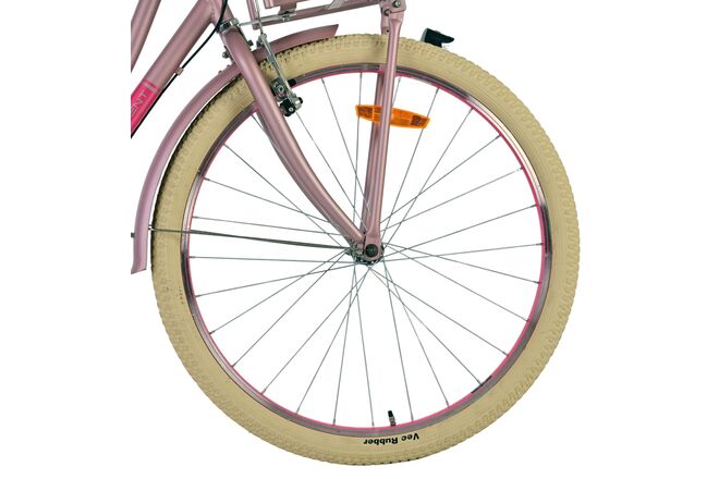 Volare Excellent Children's Bicycle - Girls - 26 inch - Matte Pink - 3 gears