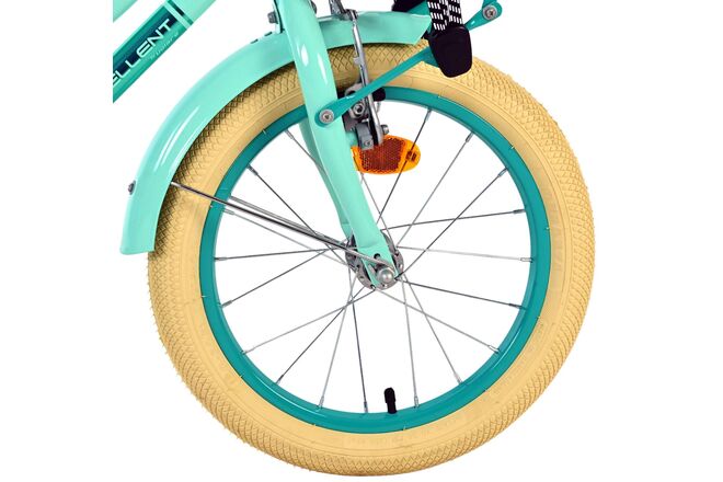 Volare Excellent Kinderfiets - Meisjes - 16 inch - Groen - 95% afgemonteerd