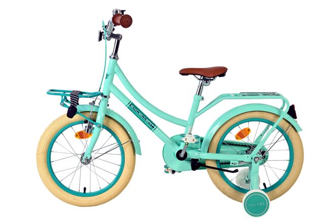 Volare Excellent Kinderfiets - Meisjes - 16 inch - Groen - 95% afgemonteerd