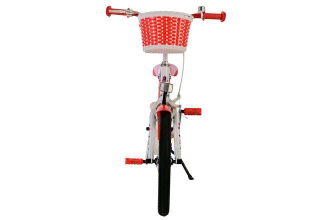 Volare Lovely Kinderfahrrad – Mädchen – 18 Zoll – Rot Weiß