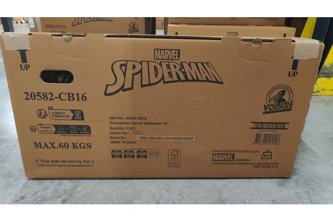 Spider-Man Kinderfiets - Jongens - 16 inch - Rood