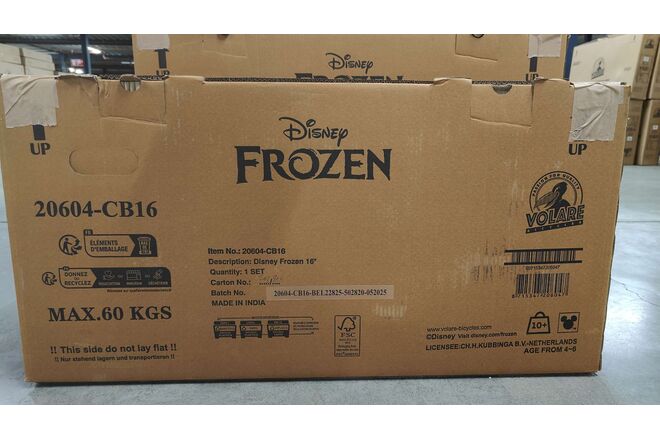 Disney Frozen 2 Kinderfiets - Meisjes - 16 inch - Blauw/Paars