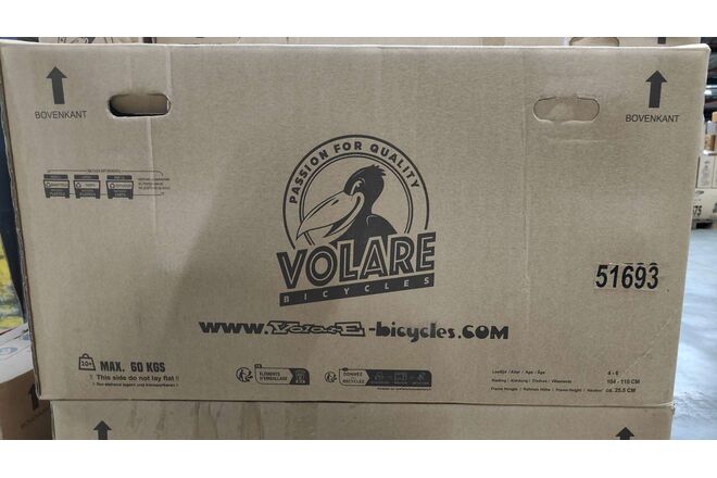 Volare Rocky Kinderfiets - Jongens - 16 inch - Rood