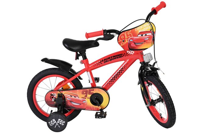 Disney Cars Children's Bicycle - Boys - 14 inch - Red