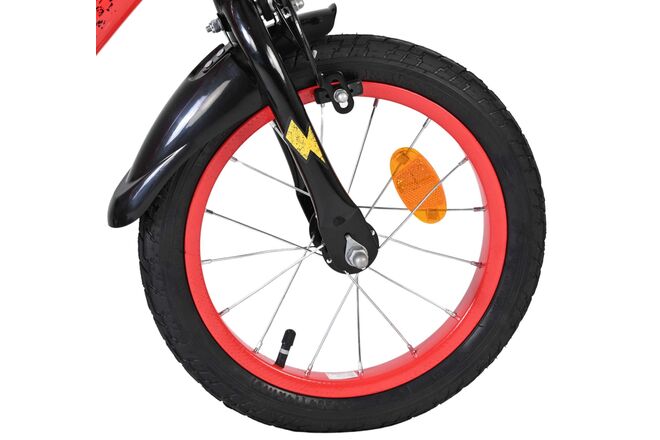 Disney Cars Kinderfiets - Jongens - 14 inch - Rood - Twee handremmen