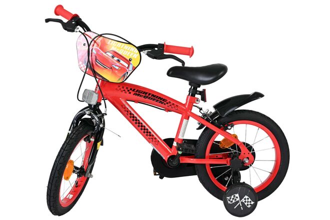 Disney Cars Kinderfiets - Jongens - 14 inch - Rood - Twee handremmen