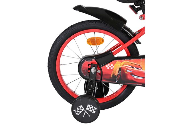 Disney Cars Children's Bicycle - Boys - 16 inch - Red