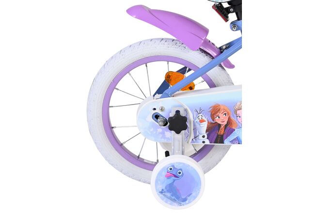 Disney Frozen 2 Kinderfiets - Meisjes - 14 inch - Blauw/Paars