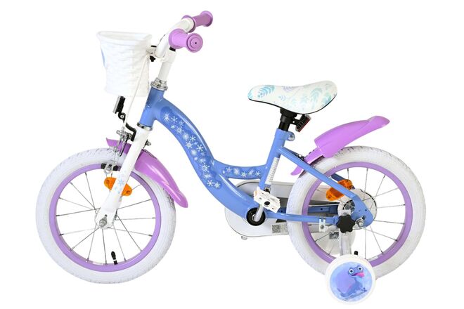 Disney Frozen 2 Kinderfiets - Meisjes - 14 inch - Blauw/Paars