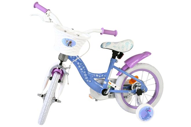 Disney Frozen 2 Kinderfiets - Meisjes - 14 inch - Blauw/Paars