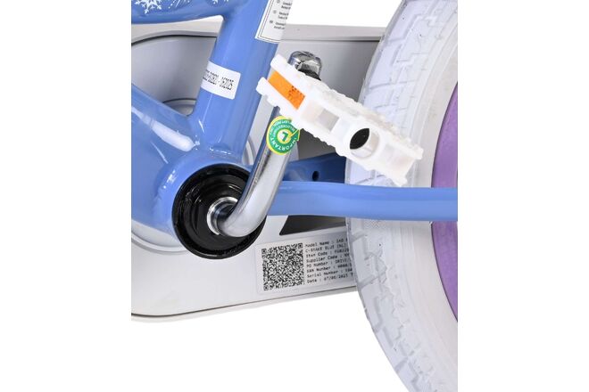 Disney Frozen 2 Kinderfiets - Meisjes - 14 inch - Blauw/Paars