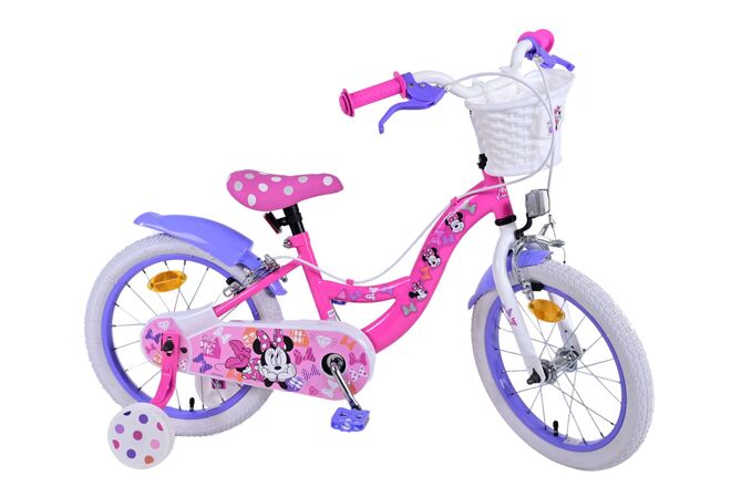 Disney Minnie Kinderfiets - Meisjes - 16 inch - Roze - Twee handremmen
