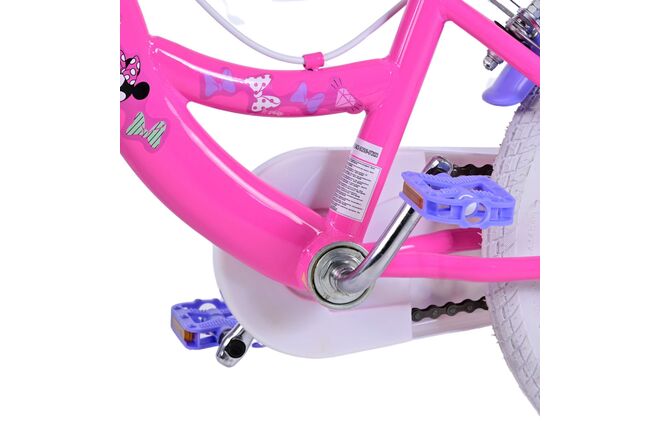 Disney Minnie Kinderfiets - Meisjes - 16 inch - Roze - Twee handremmen