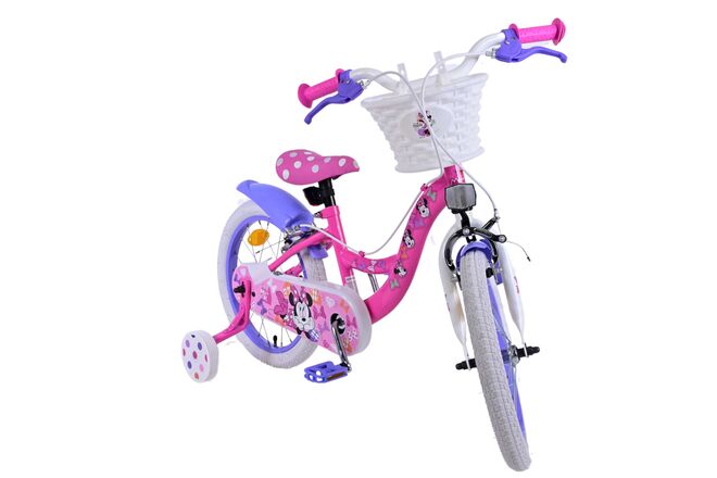 Disney Minnie Kinderfiets - Meisjes - 16 inch - Roze - Twee handremmen