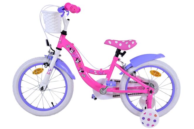 Disney Minnie Kinderfiets - Meisjes - 16 inch - Roze - Twee handremmen