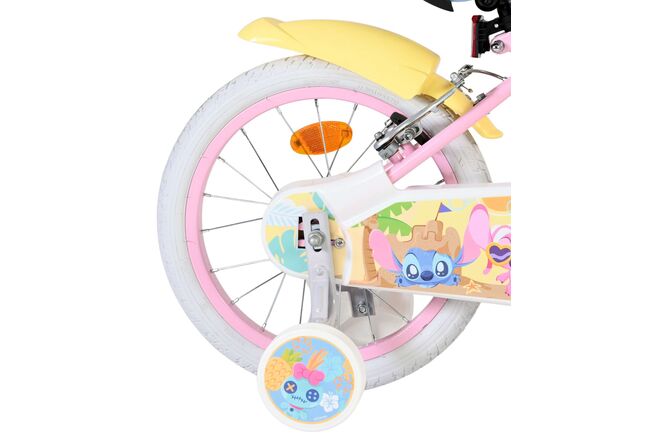Disney Stitch Kinderfiets - Meisjes - 16 inch - Roze - Twee handremmen