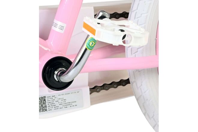 Disney Stitch Kinderfiets - Meisjes - 16 inch - Roze - Twee handremmen