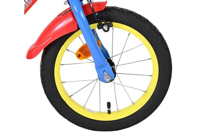 Paw Patrol Kinderfiets - Jongens - 14 inch - Rood/Blauw