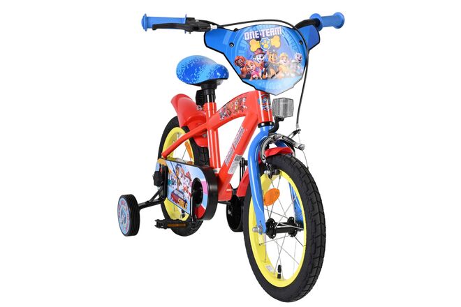 Paw Patrol Kinderfiets - Jongens - 14 inch - Rood/Blauw