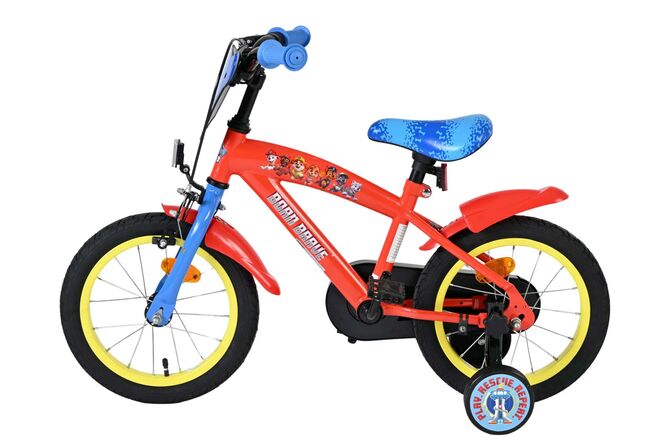 Paw Patrol Kinderfiets - Jongens - 14 inch - Rood/Blauw