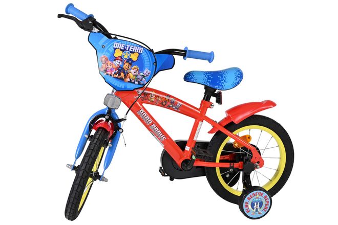Paw Patrol Kinderfiets - Jongens - 14 inch - Rood/Blauw