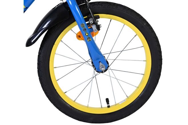 Rubble & Crew Kinderfiets - Jongens - 16 inch - Blauw - Twee handremmen
