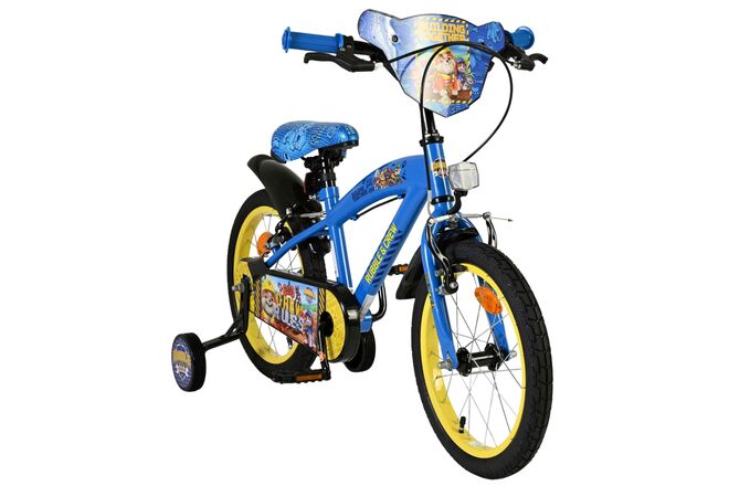 Rubble & Crew Kinderfiets - Jongens - 16 inch - Blauw - Twee handremmen