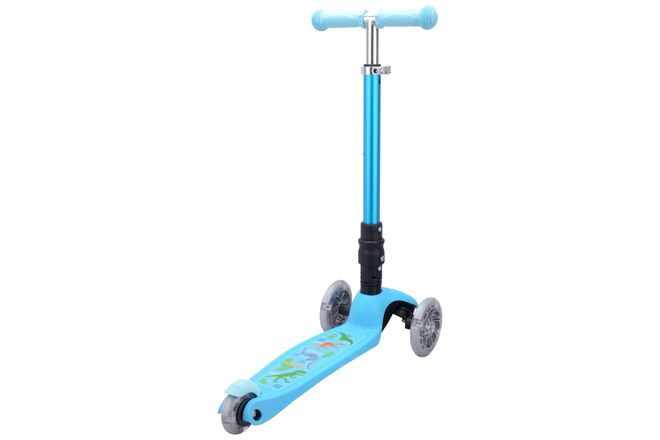 BOLDCUBE Teeny FOLD driewielstep - Dinosaurus Blauw