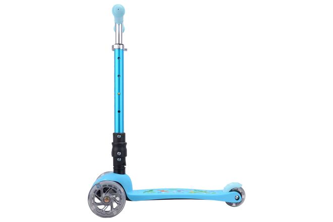 BOLDCUBE Teeny FOLD driewielstep - Dinosaurus Blauw