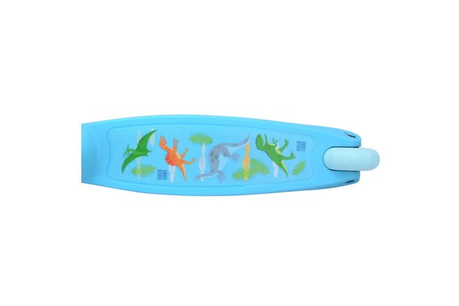 BOLDCUBE Teeny FOLD driewielstep - Dinosaurus Blauw