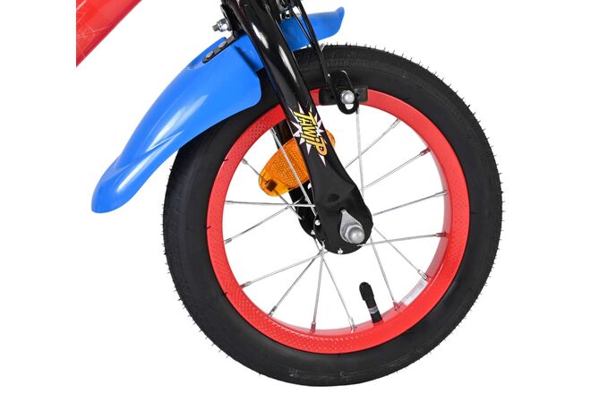 Spider-Man Kinderfiets - Jongens - 12 inch - Blauw/Rood